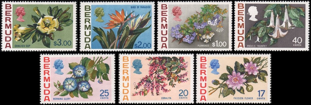 Bermuda #322-328 set MLH