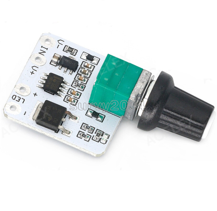 LED Constant Voltage Dimmer Module + Switch Board Brightness Knob For Strip