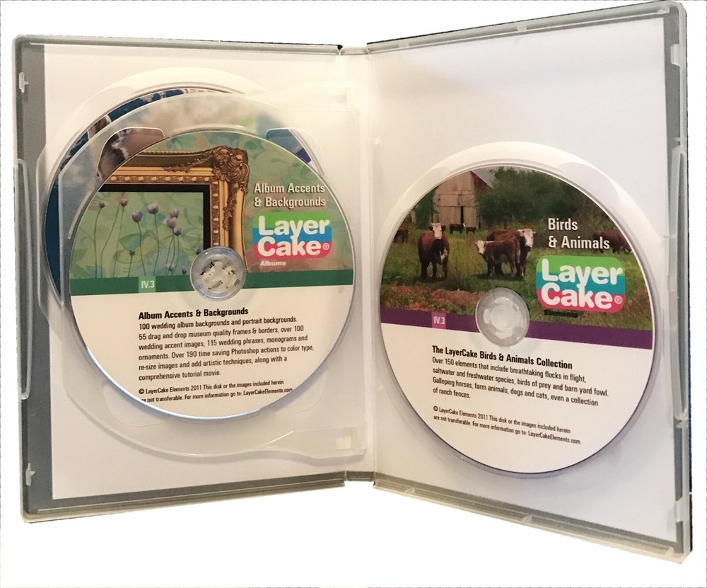 ☆ ☆ ☆ ☆ ☆ LAYERCAKE Master Collection ☆ Layer Cake App ☆ 4 Discs ☆ FREE SHIP