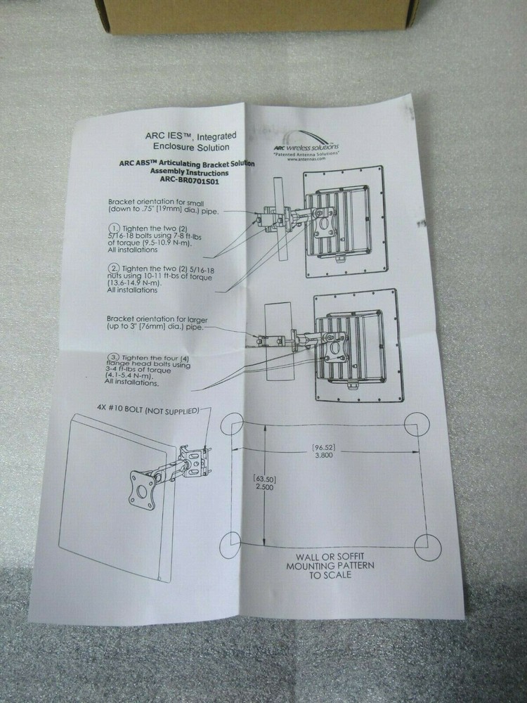 ARC Wireless Articulating Bracket Solution ARC-BR070S01 [CTNO]