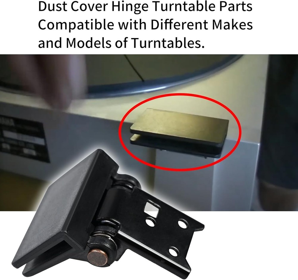 Dust Cover Hinge for Various Turntable Models - Easy Installation