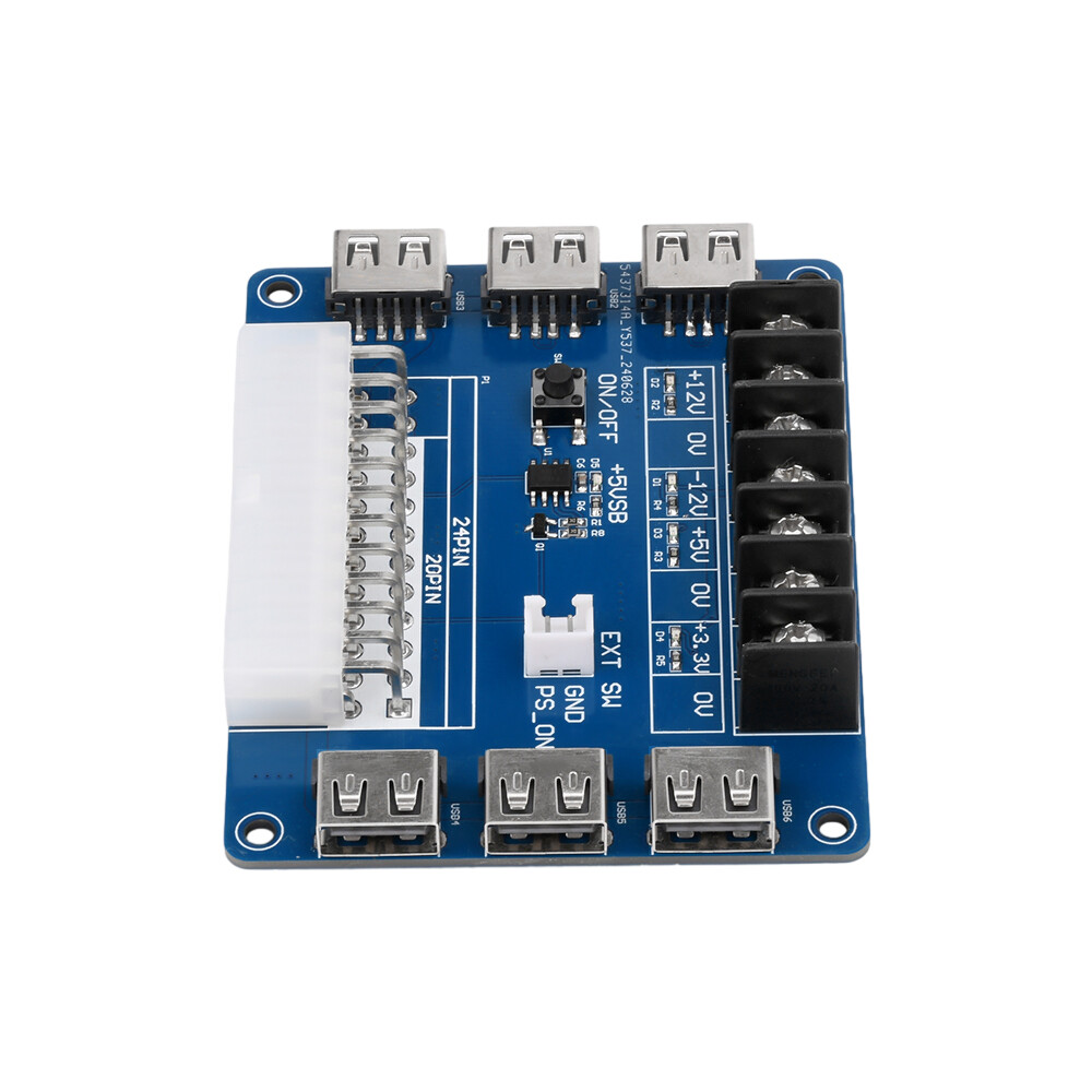 ATX Power Adapter Board USB Charging Desktop PowerSupply Breakout Adapter Module