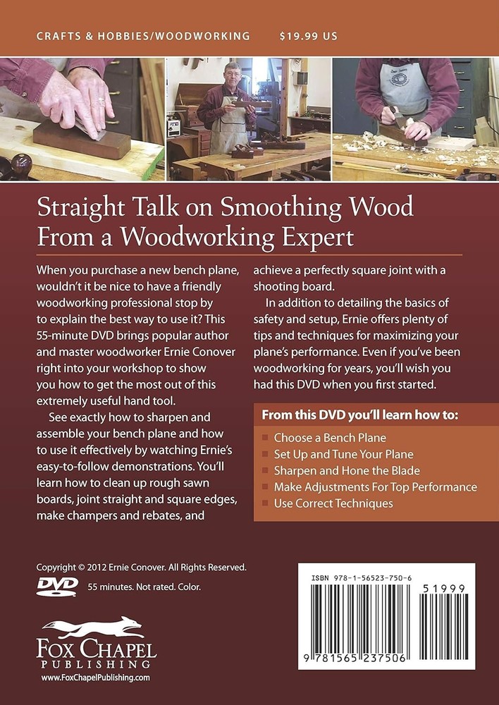 Bench Planes with Ernie Conover DVD