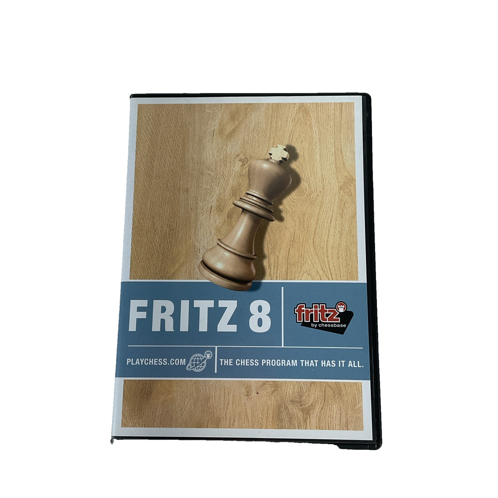 FRITZ 8 Chess Playing Software Chessbase PC CD-ROM 2004 Program That Has It All