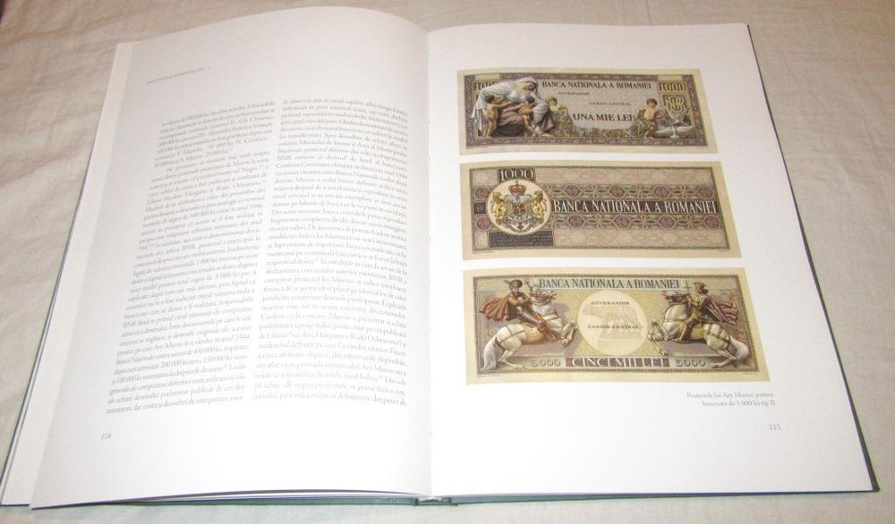 REDUCED PRICE! Romanian banknotes, trials, projects & specimens - 4 books