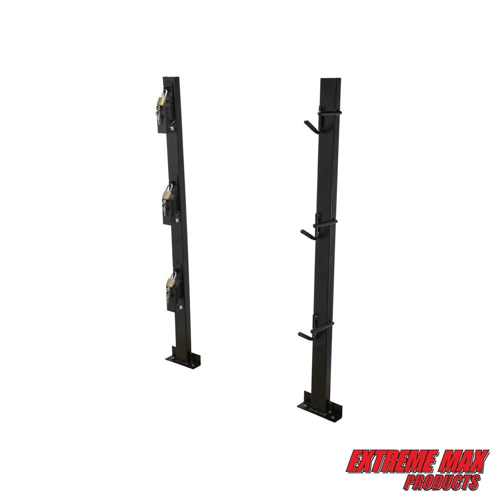 Extreme Max 5001.6354 3-Position Locking Trimmer Rack for Open Trailers