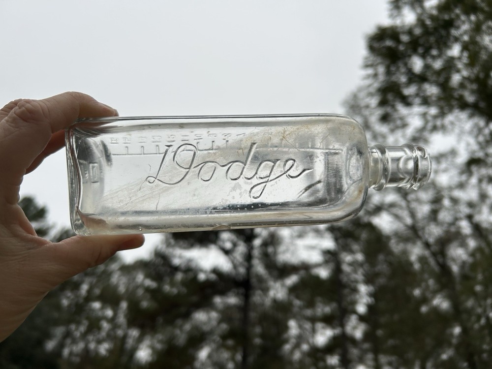 Vintage Dodge Embalming Fluid Bottle