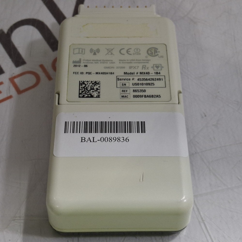 Philips MX40 1.4 ECG 865350 Telemetry Transmitter