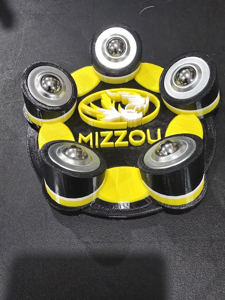 Bowling Ball Spinner - Custom - MU Tigers