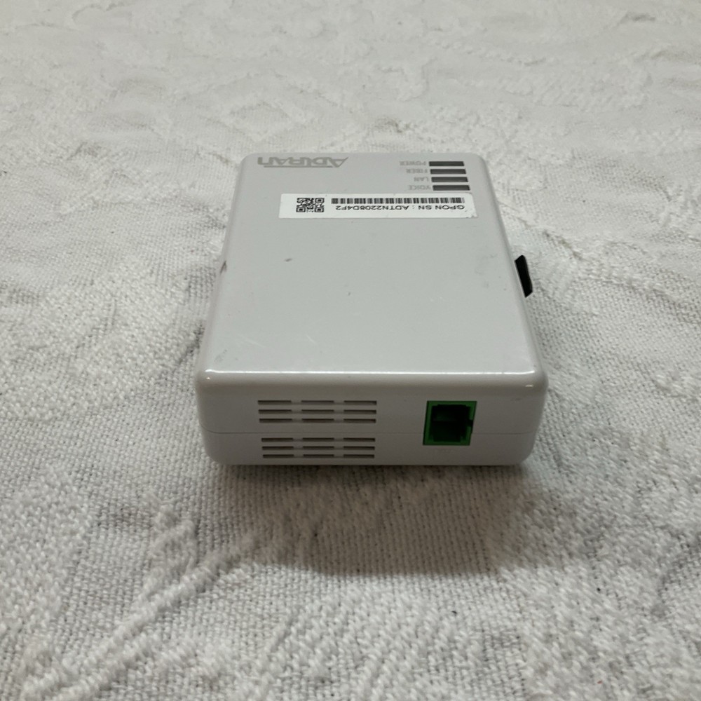 ADTRAN 411 Micro GPON Indoor ONT Router / 1287787F1 Optical Network Termination