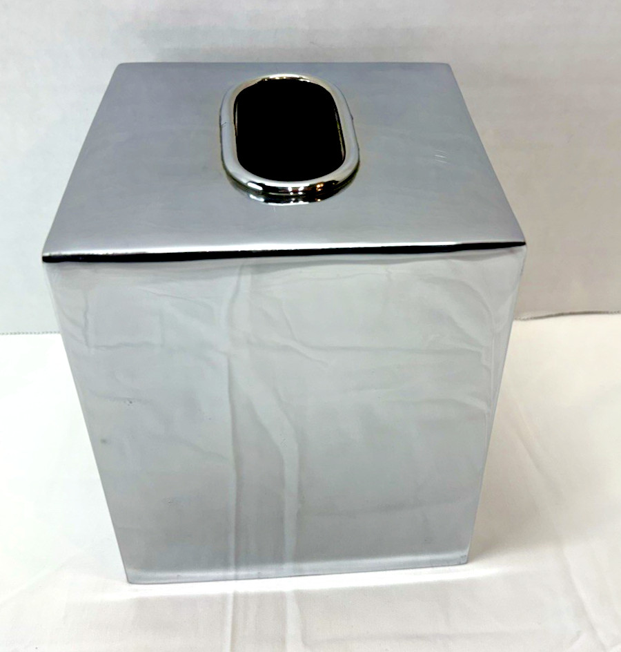 Stainless Steel Tissue Box Cover Vanity Accessories