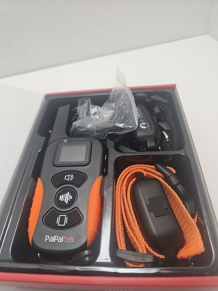 Talentrol dog Training Collar Include Two Training Collars In Black & Orange