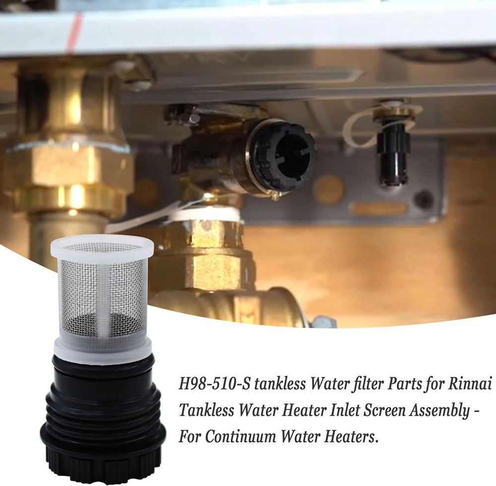 Rinnai Tankless Water Filter Parts - Inlet Screen Assembly 2 Pack Durable