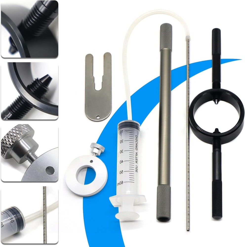 Motorcycle Fork Service Tool Kit, Fork Oil Level Tool, Fork Spring Compressor an