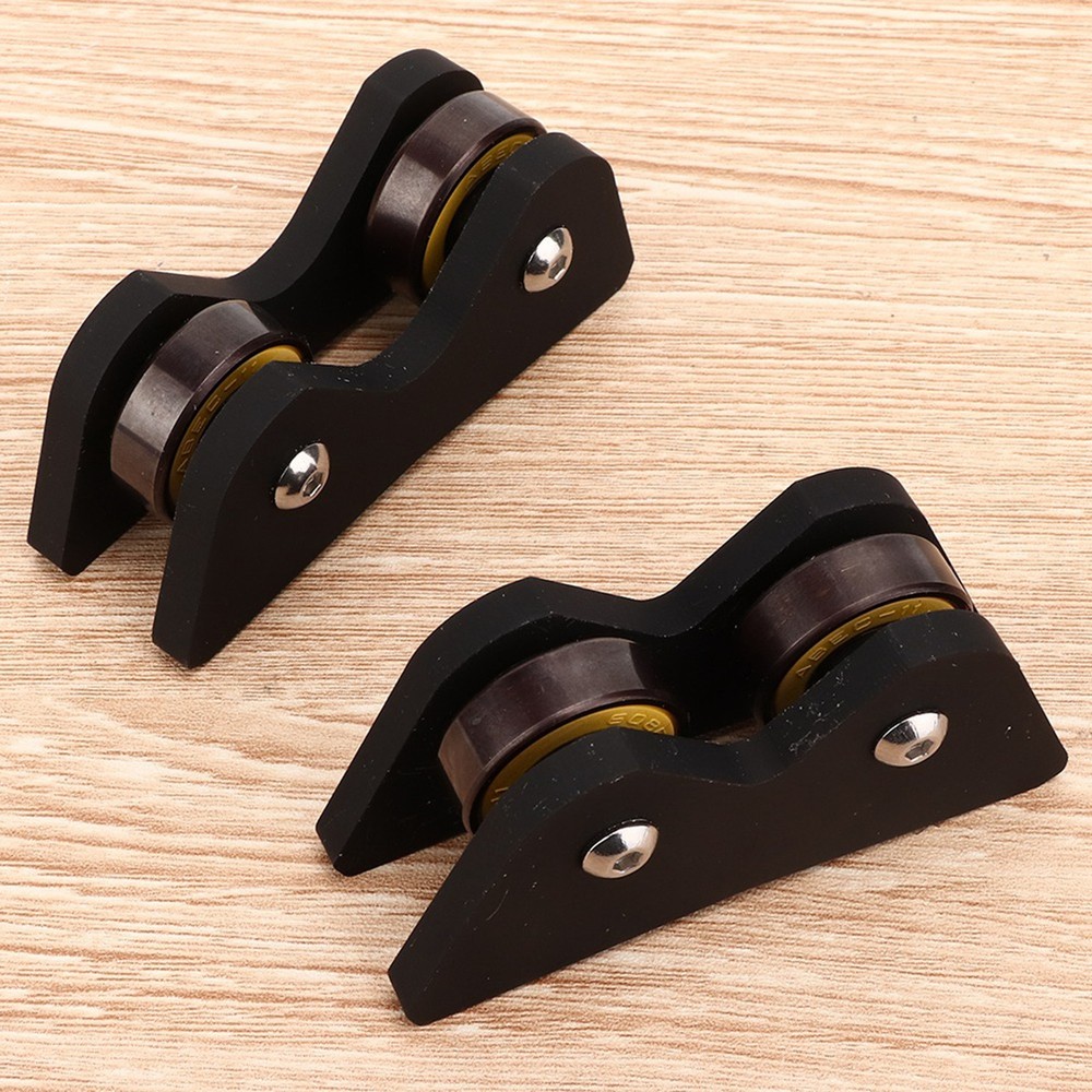 2pcs Pool Cue Straightness Checker Roller Detector