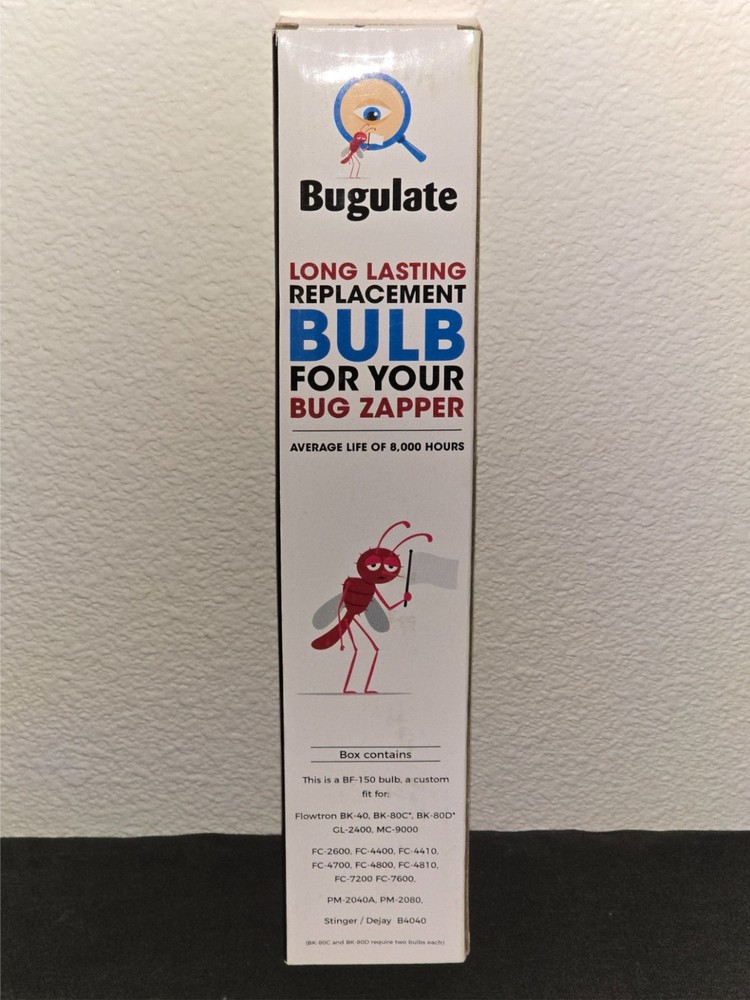 Bugulate Long Life Replacement bulbs for Flowtron Bug Zappers