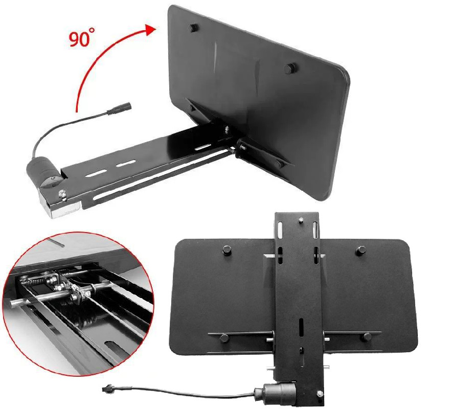 Universal US Standard Modified Bumper License Plate Frame Mount Bracket Holder