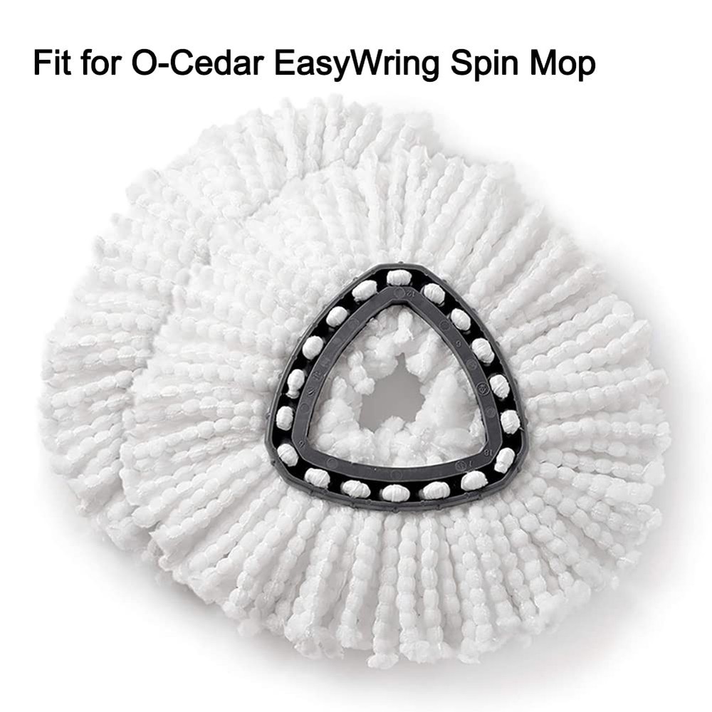 6 Pack Fit O-Cedar Easy Wring Spin Mop Replacement Heads - Microfiber Replace...
