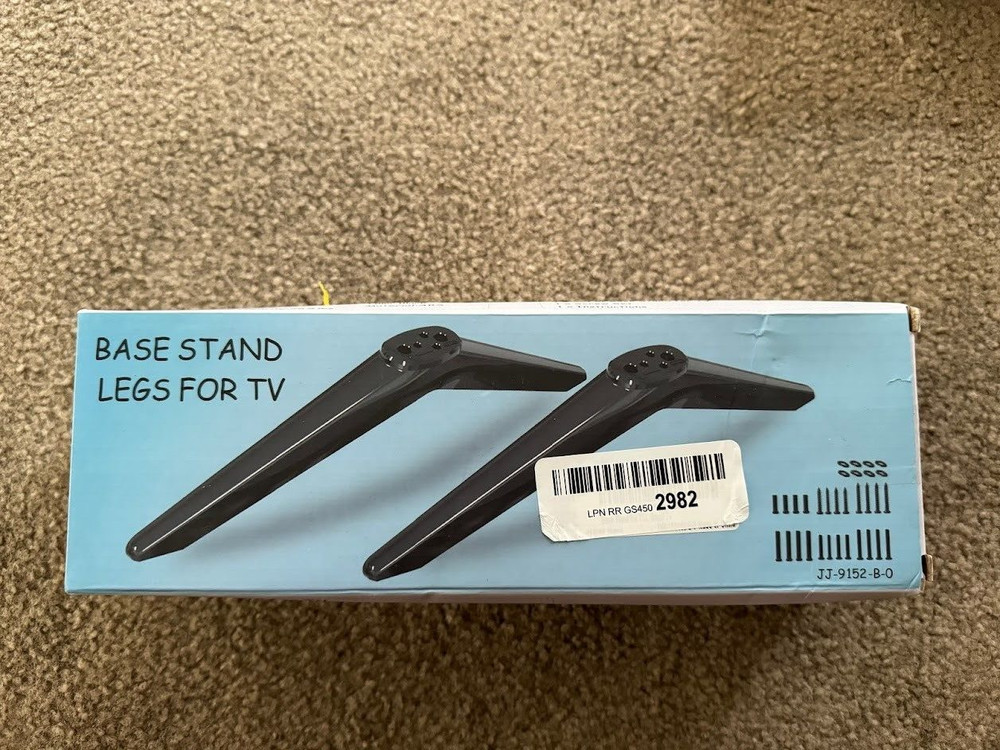 BASE STAND LEGS FOR TV   JJ-9152-B-0.   Open Box