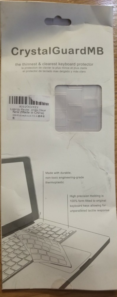 Crystal Guard MB Keyboard Protector Sheet Replacement SM Galaxy book 13.3