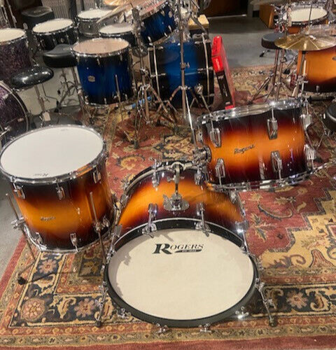 Rogers Drums PowerTone 3-piece Shell Pack - Sunburst Lacquer