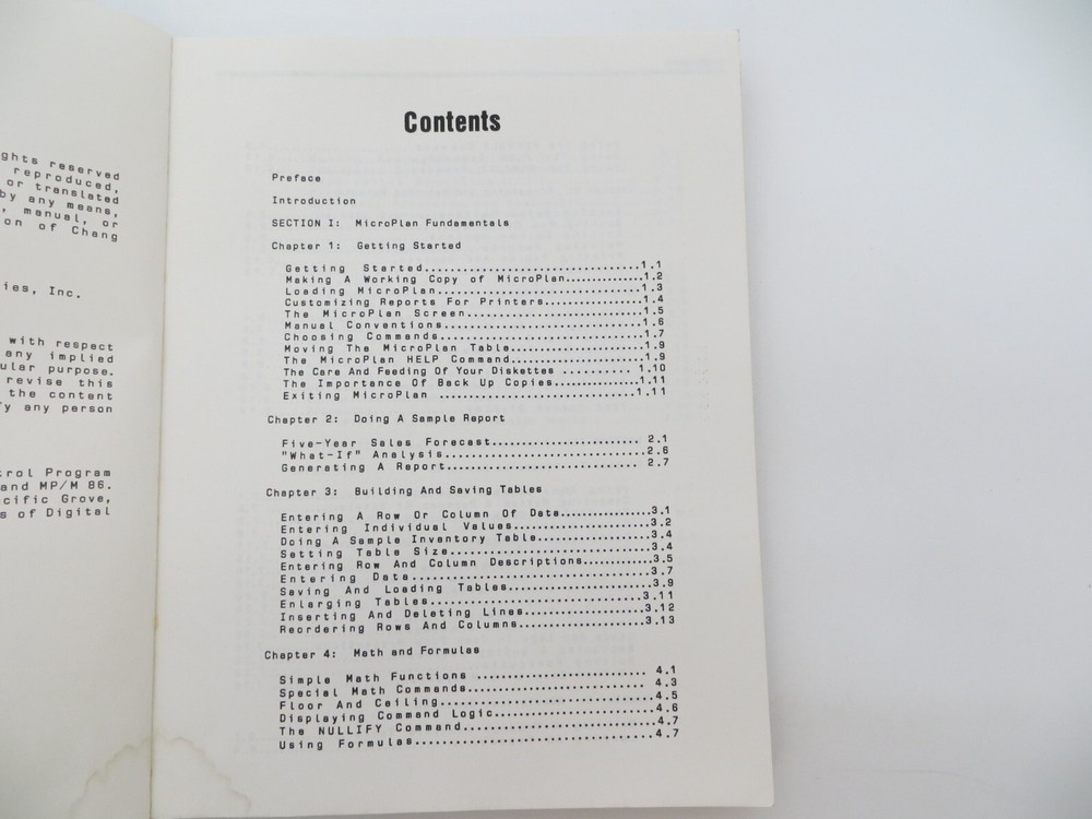 KAYPRO MICROPLAN 1983 Computer Book vtg