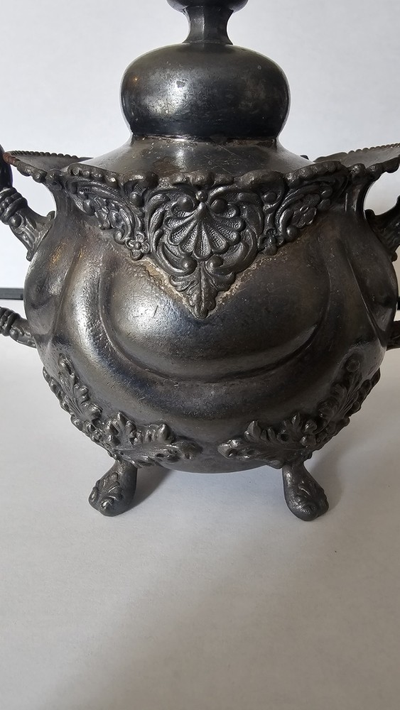19th Century E.G. Webster & Son Silverplate sugar bowl