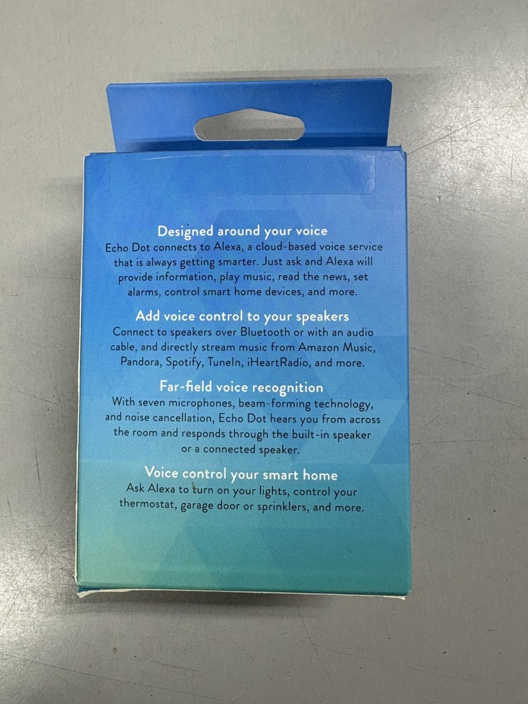 Amazon Echo Dot 2nd Generation Smart Speaker White - With Box and All Components