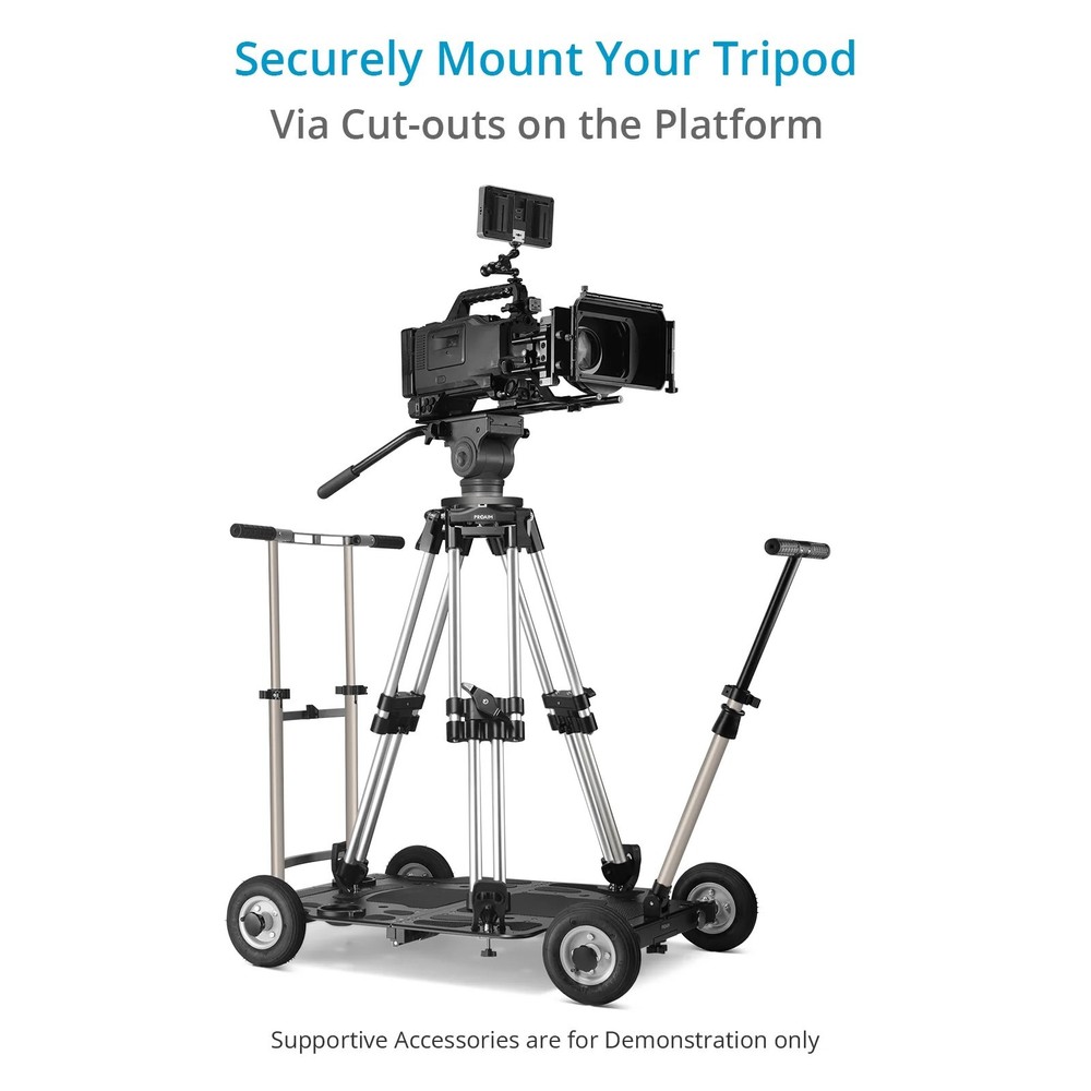 Proaim Foldable Floor/Track Video Camera Platform Dolly for Filmmakers