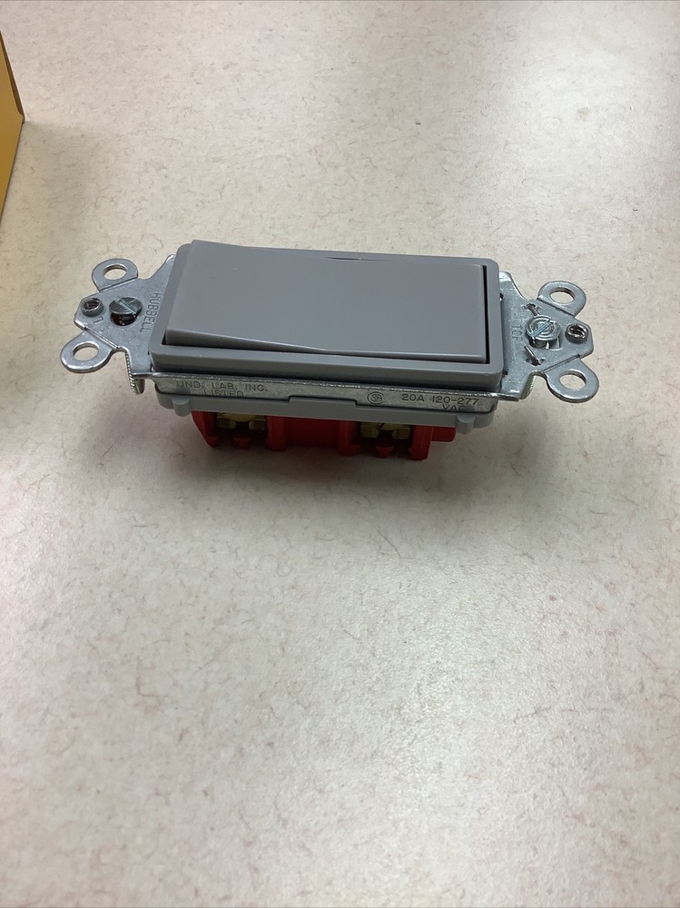 Hubbell HBL2121GY Gray Switch