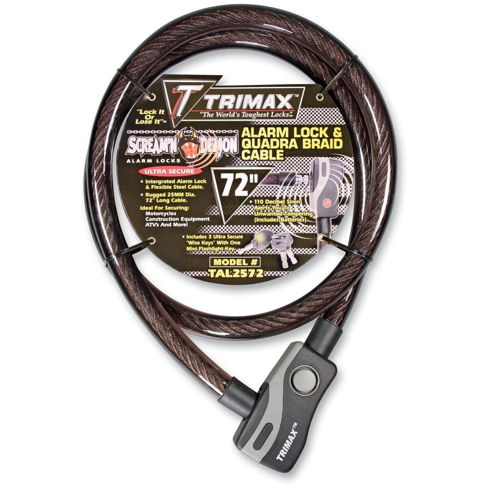 Trimax Alarm Cable Lock - TAL2572