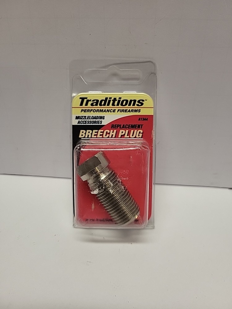 TRADITIONS REPLACEMENT BREECH PLUG A1344 IN LINE & BOLT ACTION MUZZLELOADERS