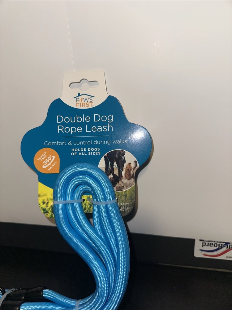 Paws First Double Dog Rope Leash