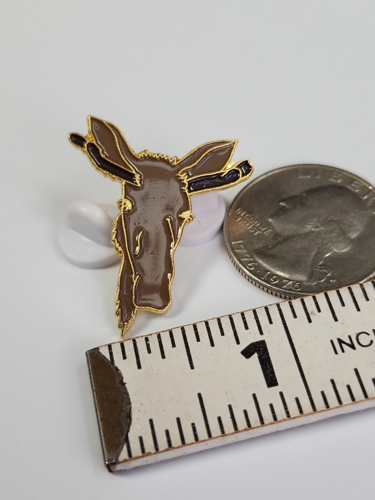 Donkey Head Lapel Pin *