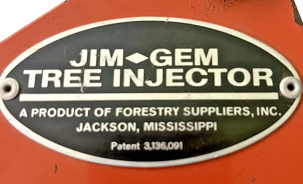 Jim Gem TREE INJECTOR - Insecicide / Herbicide WE SHIP