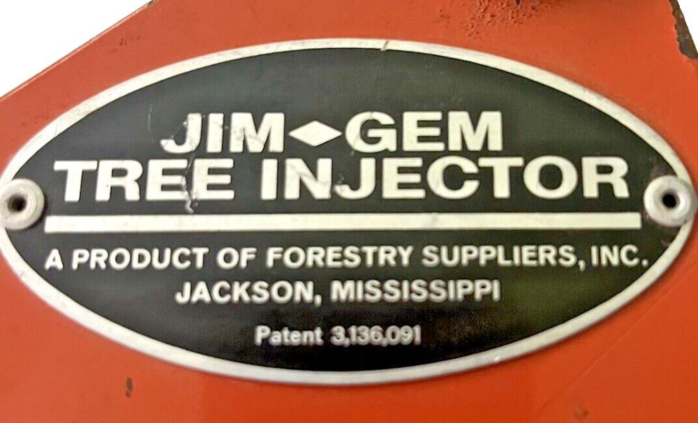 Jim Gem TREE INJECTOR - Insecicide / Herbicide WE SHIP