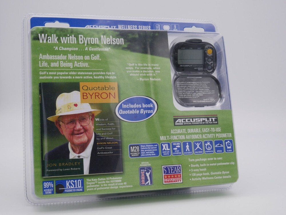 Accusplit Pedometer Includes Book "Quotable Byron"