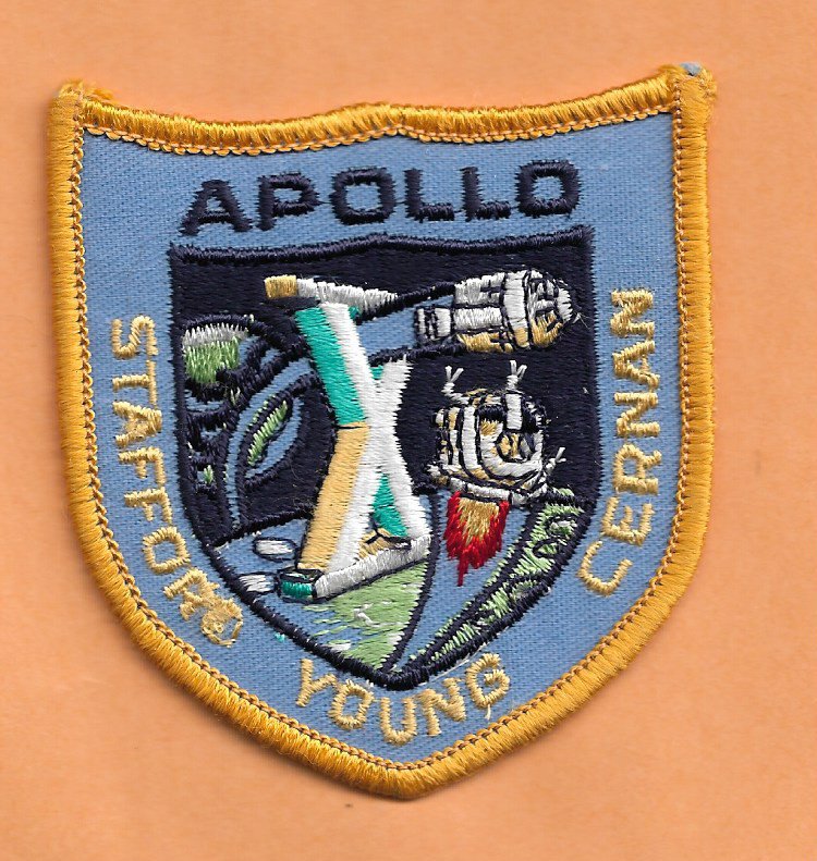 APOLLO 10 MISSION PATCH   3"  SPACE PATCH