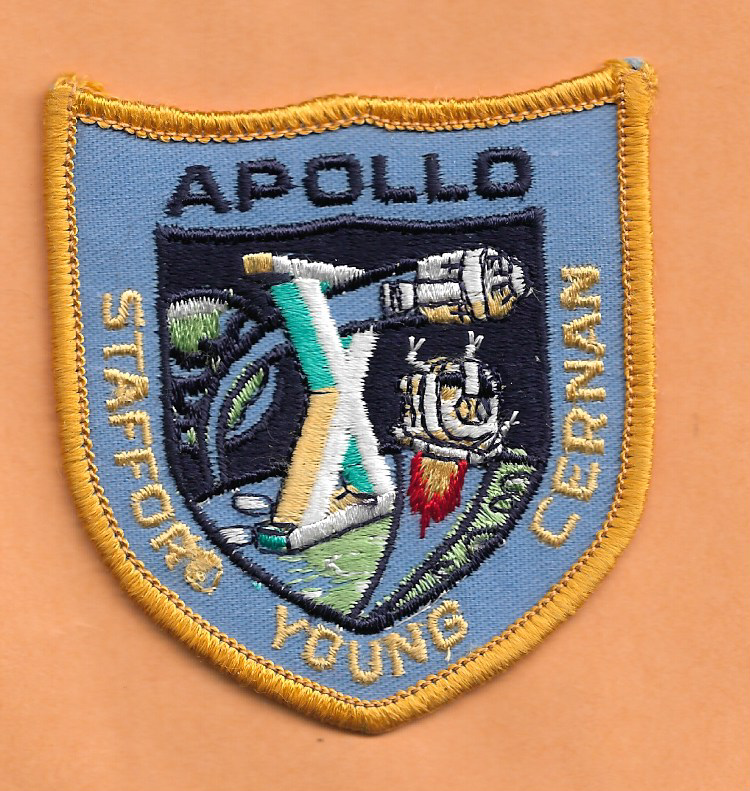 APOLLO 10 MISSION PATCH 3" SPACE PATCH