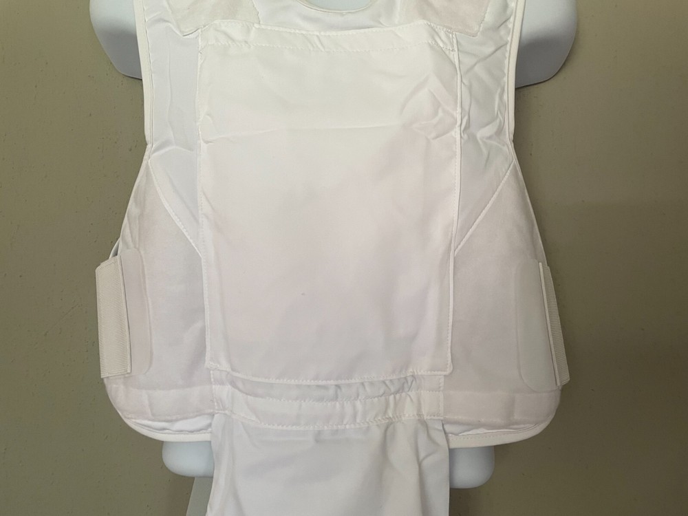 SECOND CHANCE Concealable Armor Plate Carrier Apex2 Polymicro White S Tail