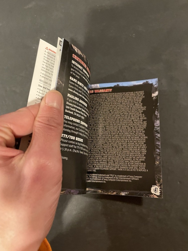 Pure ps3 Manual Only