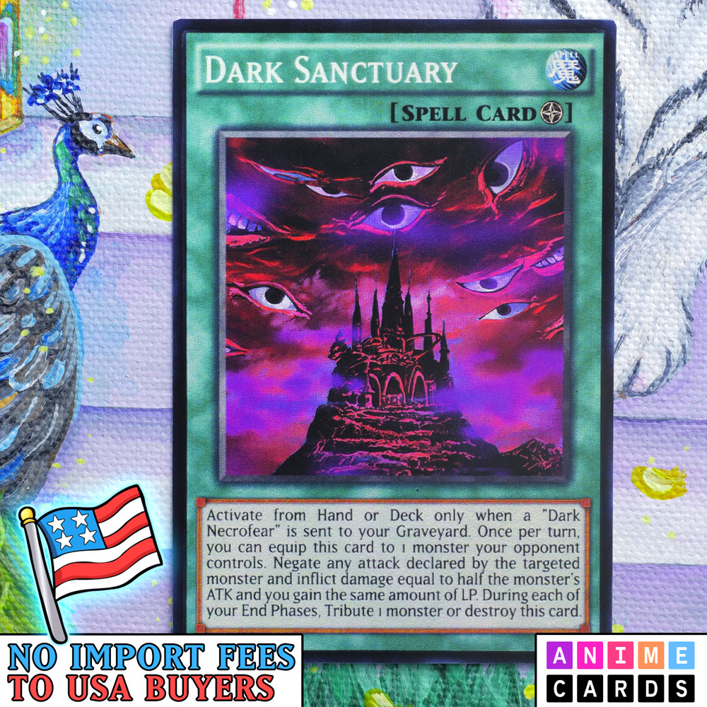 Dark Sanctuary ANIME EFFECT HOLO card