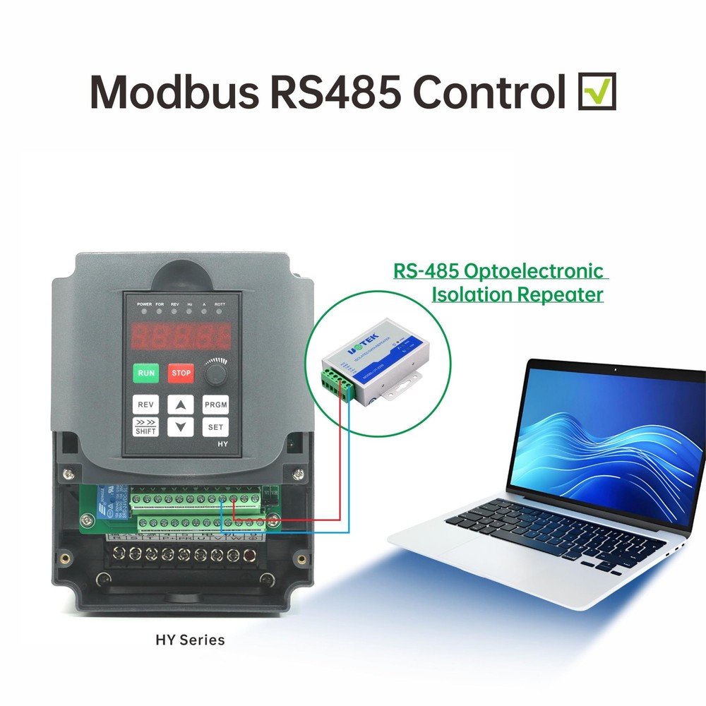 VFD Converter,Variable Frequency Drive,220VAC Single Phase Input to 220V Thre...