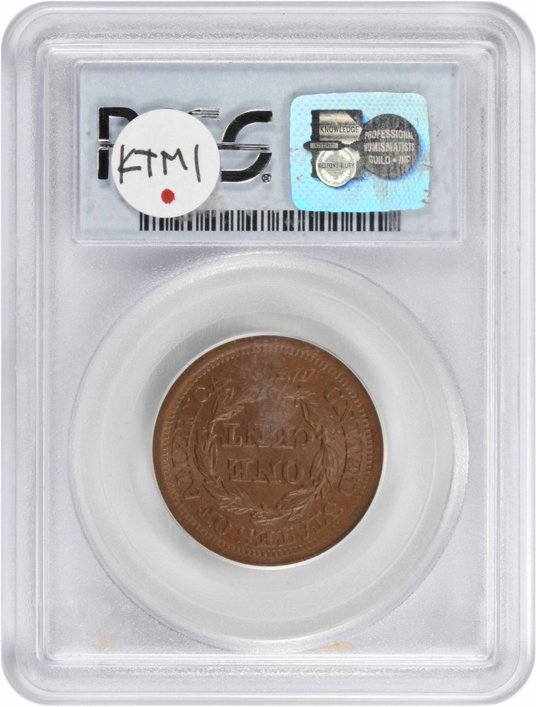 1852 Large Cent MS65BN PCGS