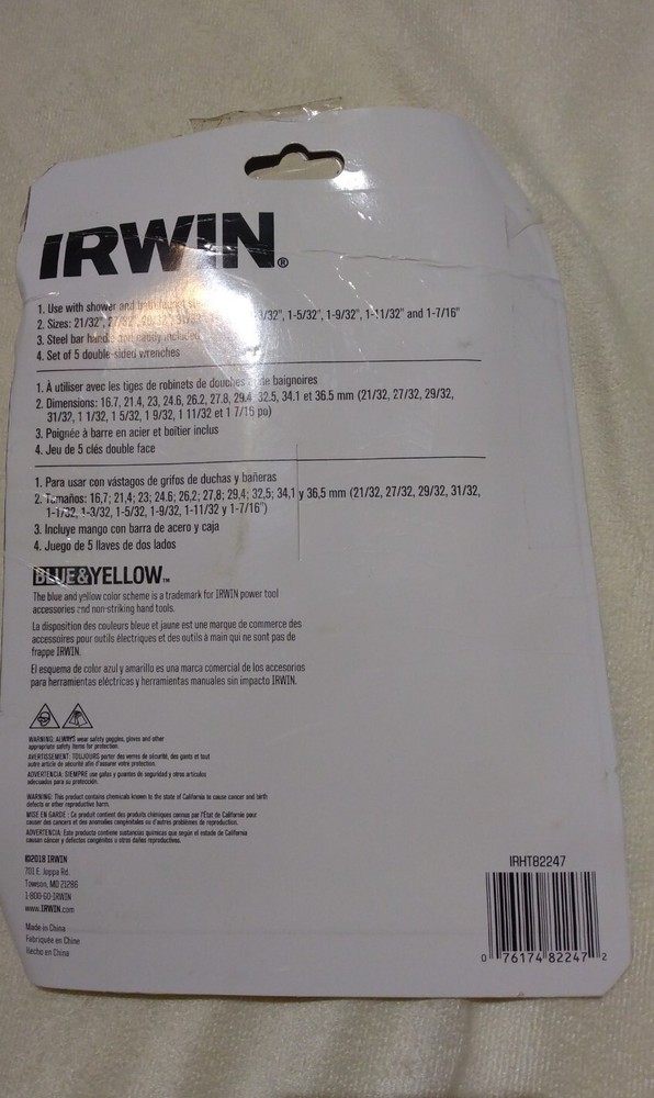 Irwin Plumber’s Valve Socket Set
