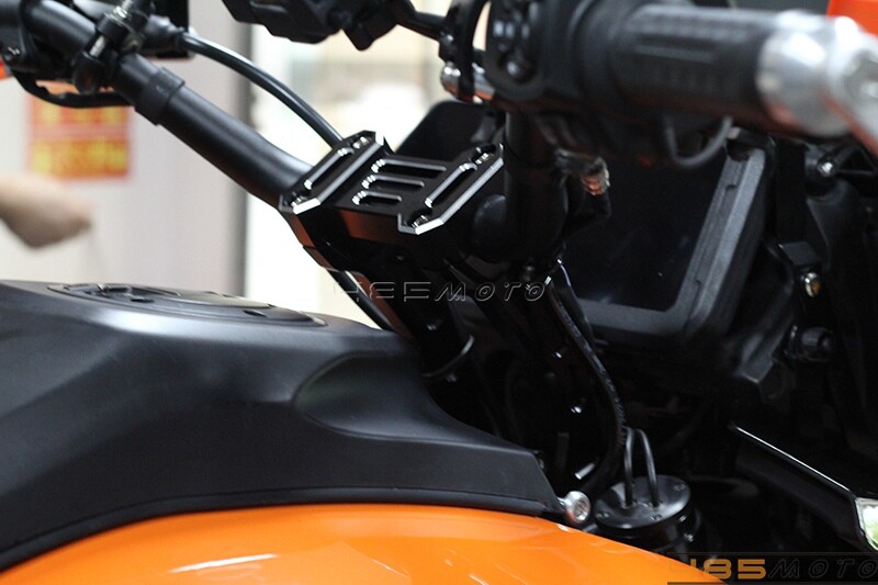 Pullback Handlebar Riser & Top Clamp Cover For Harley Pan America RA1250 RA1250S