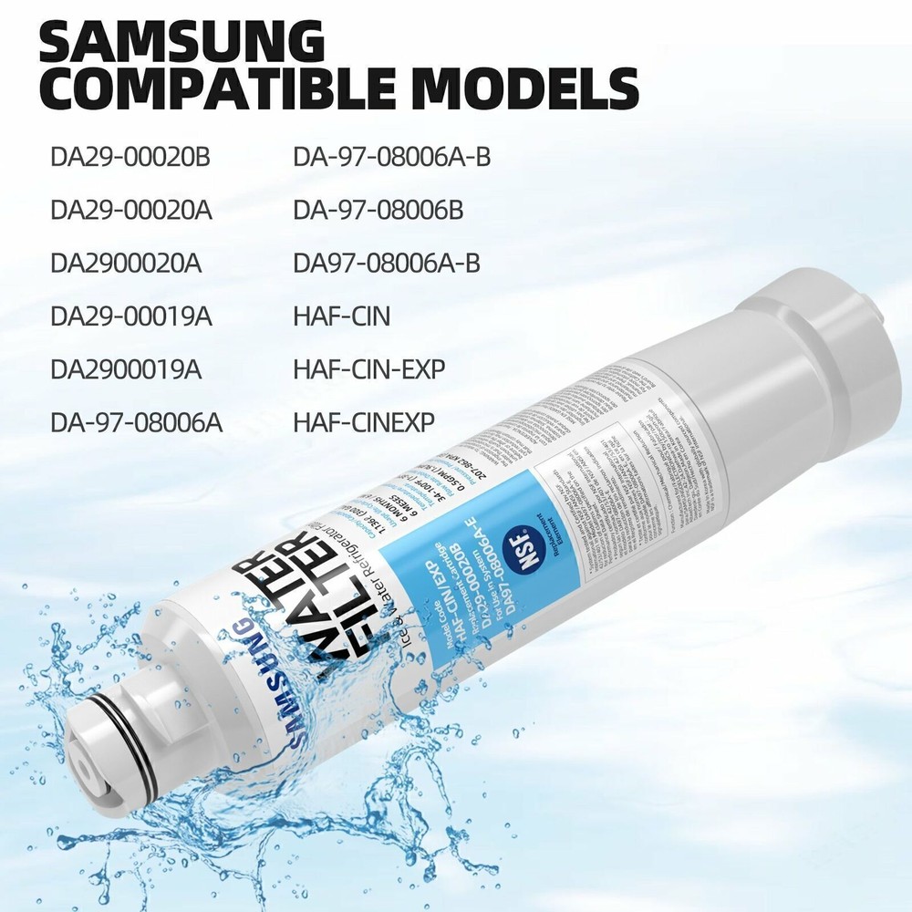 New 2 PACK Genuine Samsung DA29-00020B HAF-CIN/EXP Refrigerator Water Filter US