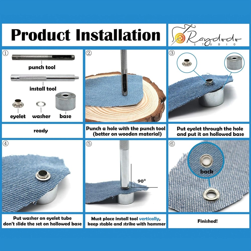 Grommet Kit Eyelet Repair Tool