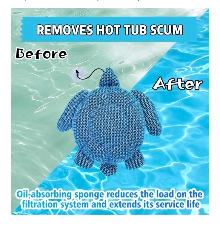 2-Pack Hot Tub Scum Absorber Sponge
