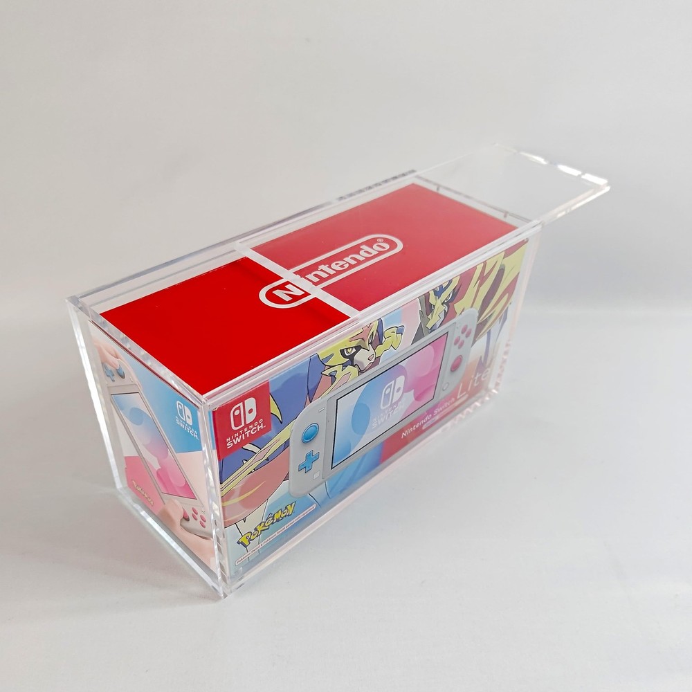 Acrylic Display Case for Nintendo Switch Lite Box Protector, Clear, Version 1